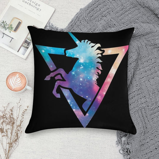 Galaxy Unicorn Soft Ultra-Soft Texture Throw Pillow