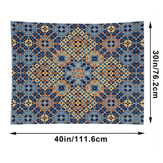 The Four Squares Delicate Islamic Mosaic Tapestry