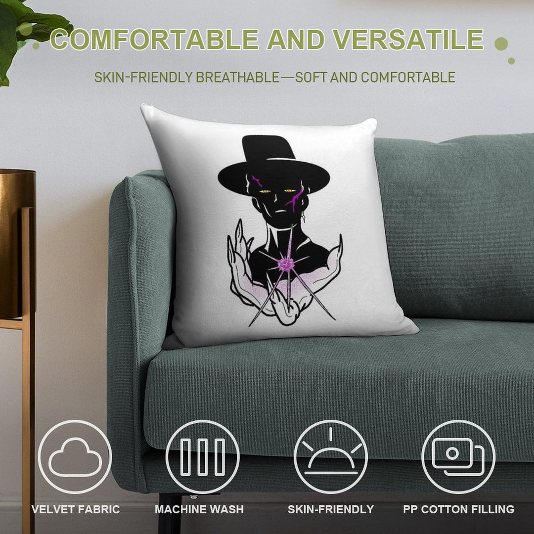 Kpdh Your Idol Soft Hidden Zipper Throw Pillow