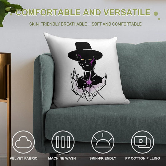 Kpdh Your Idol Soft Hidden Zipper Throw Pillow