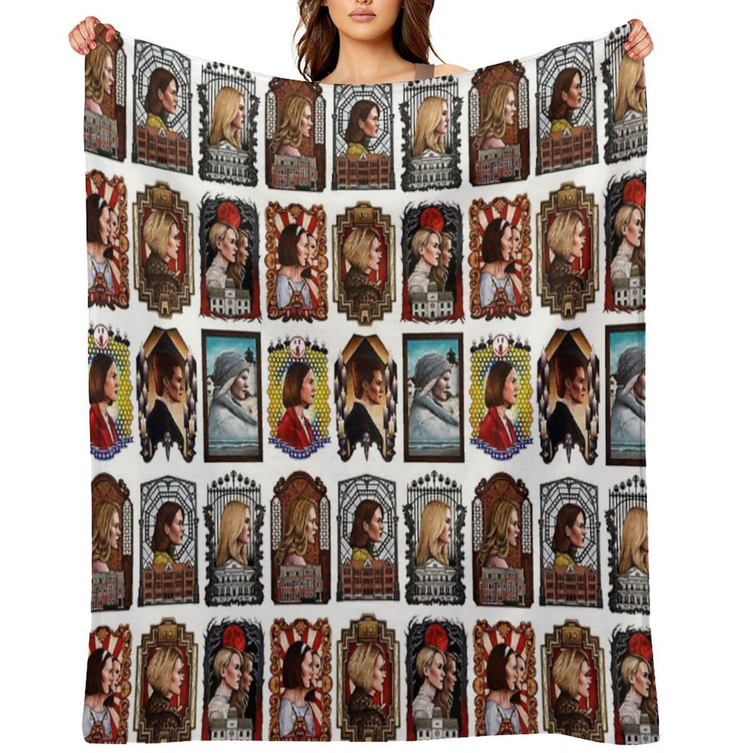 The Queen of Horror Story Multi-functional Throw Blanket