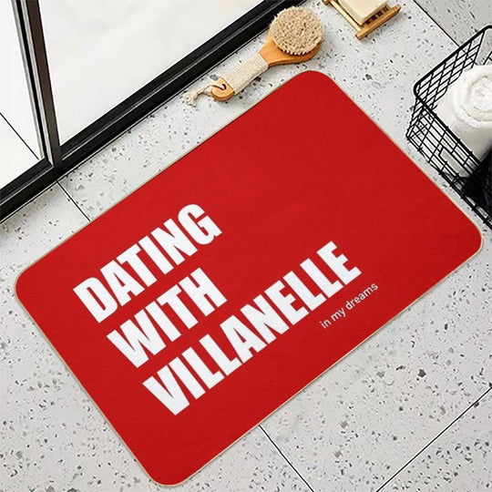 Dating with Villanelle Killing Eve  High-Traffic Bath Mat