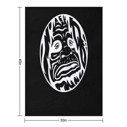 Big Lez Show Merch Big Lez Show Logo Eco-conscious Throw Blanket