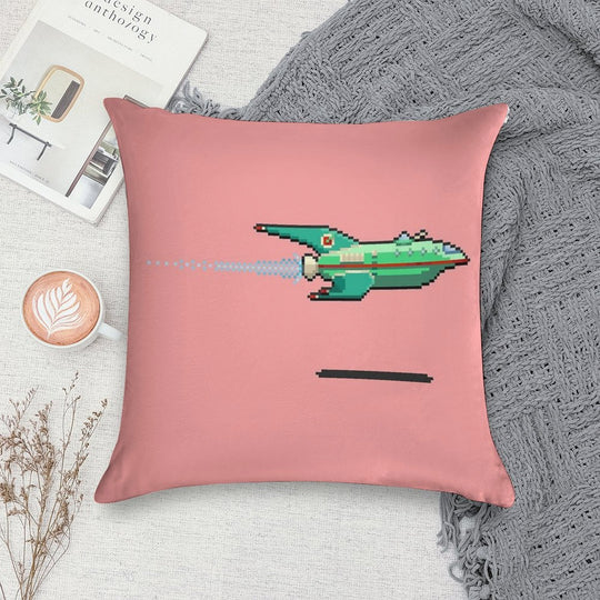 Space Delivery Ship Soft Warmth Comfort Throw Pillow