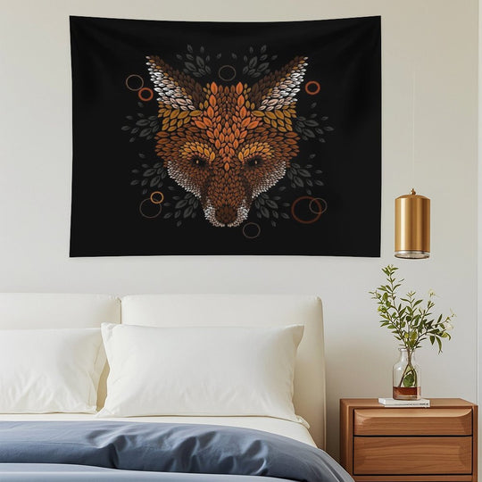 Fox Face Tapestry