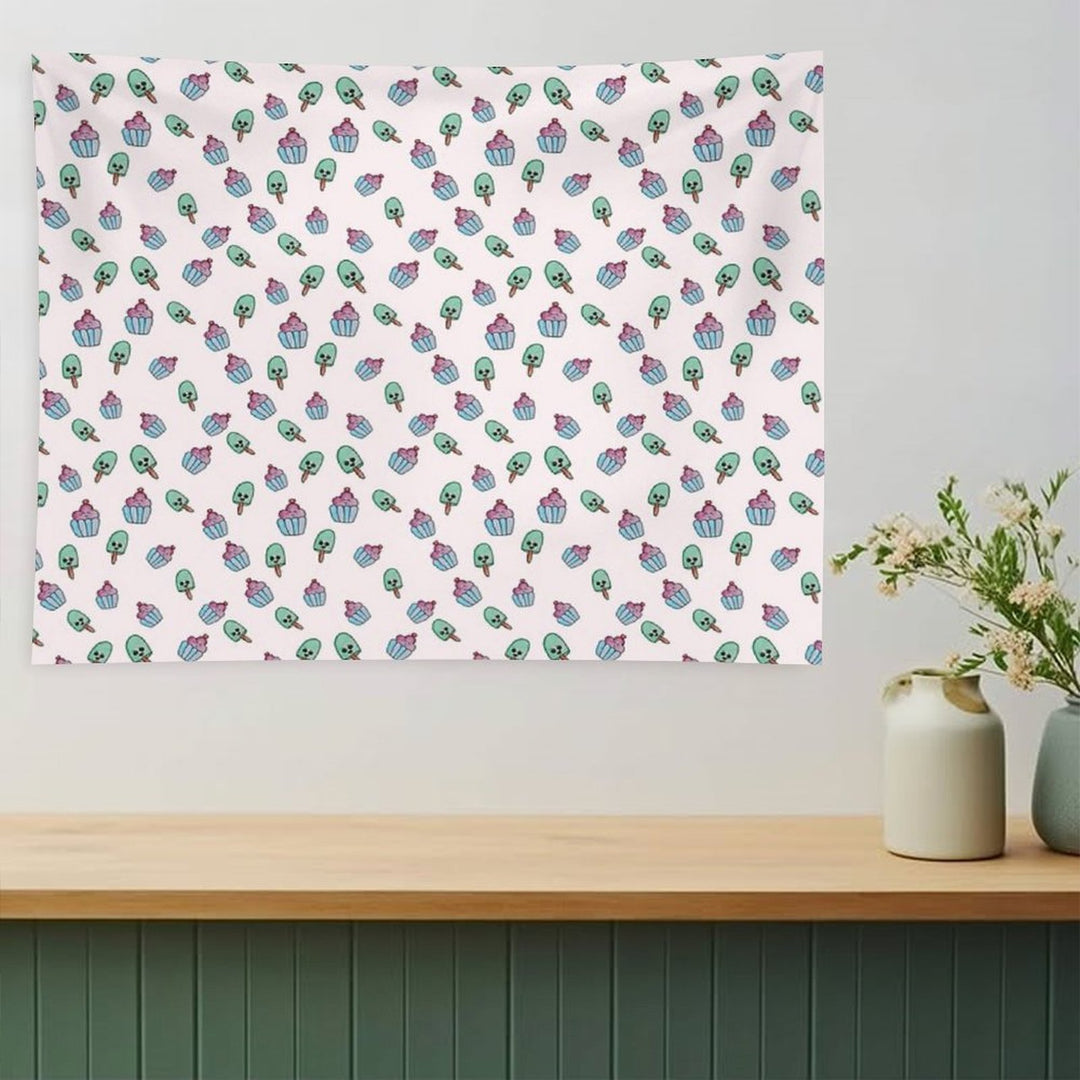 Sweet Smiles – Ice Cream Pattern Tapestry