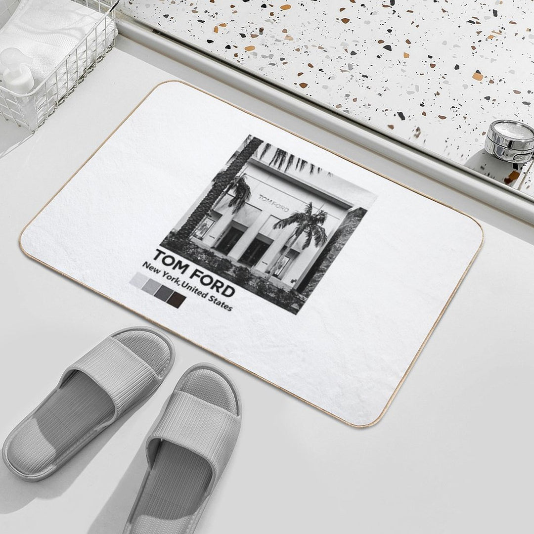 Tom Ford  Fashion Newspaper  Anti-Trip Bath Mat