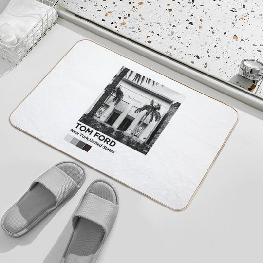 Tom Ford  Fashion Newspaper  Anti-Trip Bath Mat