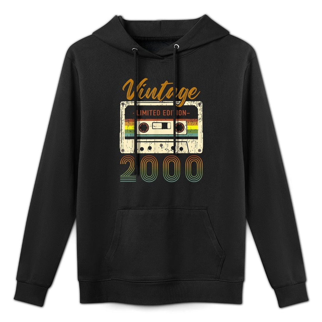 Vintage Cassette Tape Limited Edition 2000 21st Birthday Durable Construction Hoodie