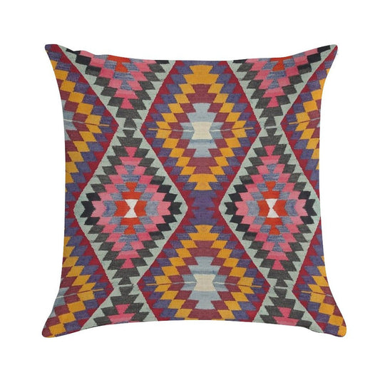 Turkish Kilim Soft Shrink-Resistant Throw Pillow