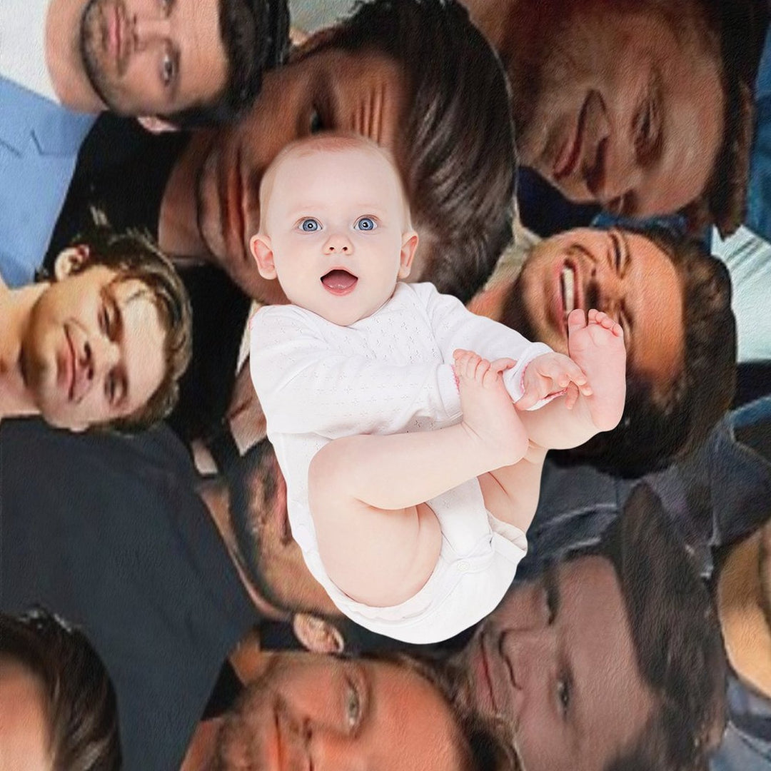 Sebastian Stan Photo Collage 2 All-season Throw Blanket