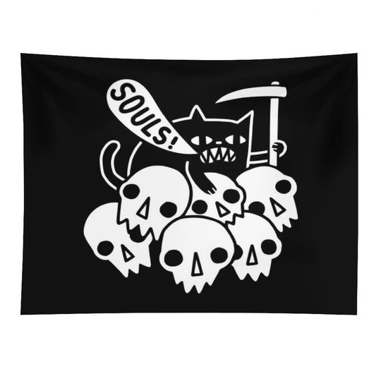 Cat Got Your Soul Tapestry