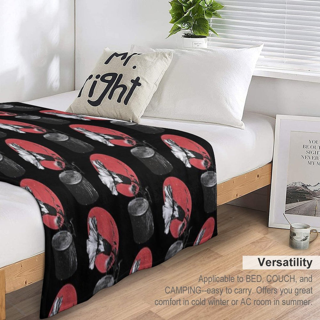 Gramophone Lightweight Throw Blanket