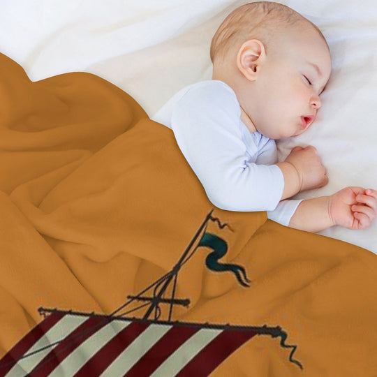 Vikings Velvety-soft Throw Blanket