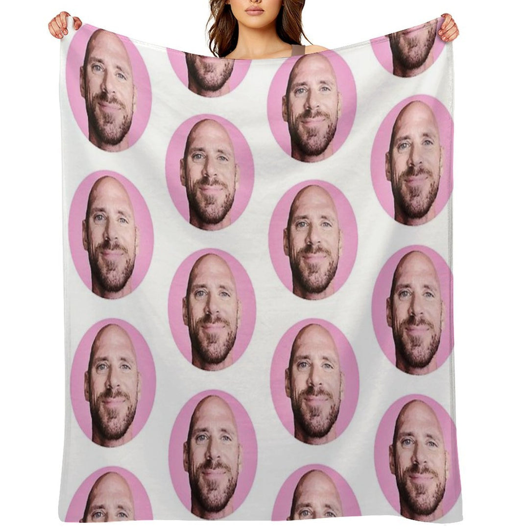 Johnny Sins Pornstar Machine-washable Throw Blanket