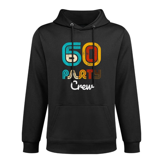60 Party Crew - 60 Year Old Vintage 1965 60th Birthday Gift Shrink-Resistant Hoodie