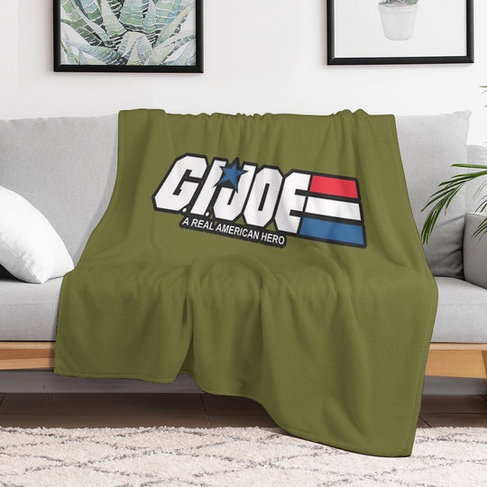 GiJoe Logo Travel-friendly Throw Blanket