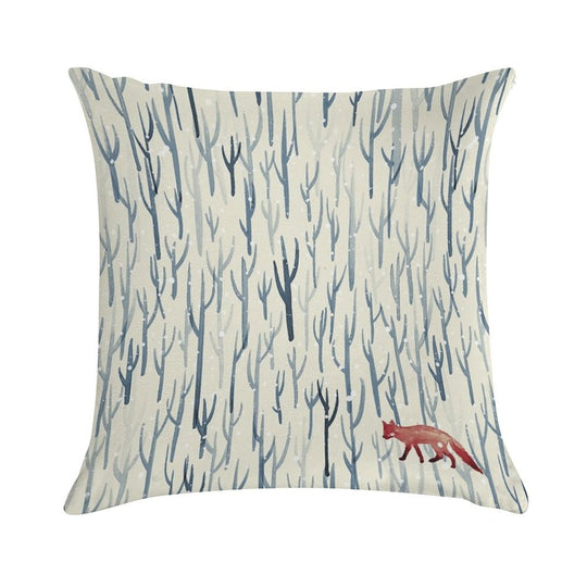 Winter Wood Soft Warmth Comfort Throw Pillow