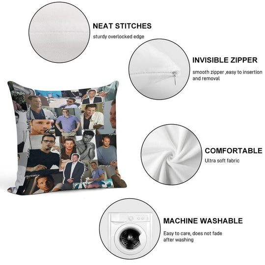 Alex Karev Collage Soft Gift Ready Throw Pillow