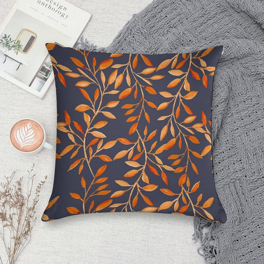 Autumn Pattern Soft Style Accent Throw Pillow