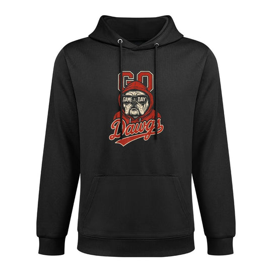 Bulldogs Graphic Go Dawg Men Women Kid Boy Girl Cotton-Polyester Blend Hoodie