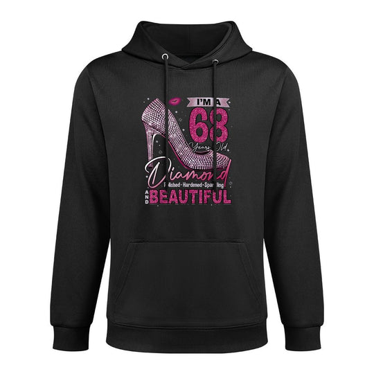 Im A 68 Years Old Diamond, 68 And Fabulous Birthday Women Moisture-Wicking Hoodie