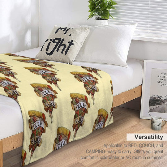 Pizza Is Life All-season Throw Blanket