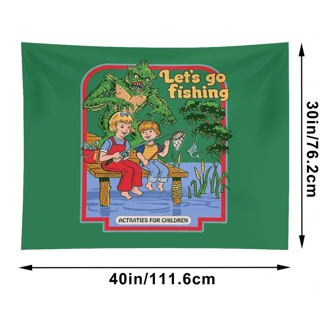Let's Go Fishing Tapestry