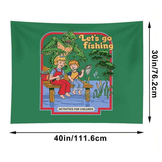 Let's Go Fishing Tapestry