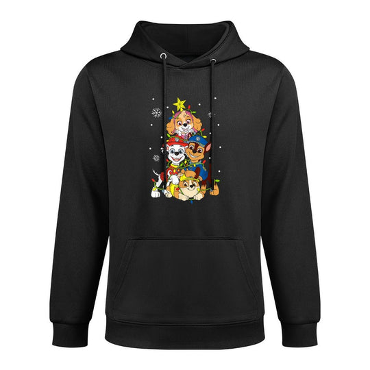 Paw Patrol Sky Chase Christmas Tree Unisex Design Hoodie