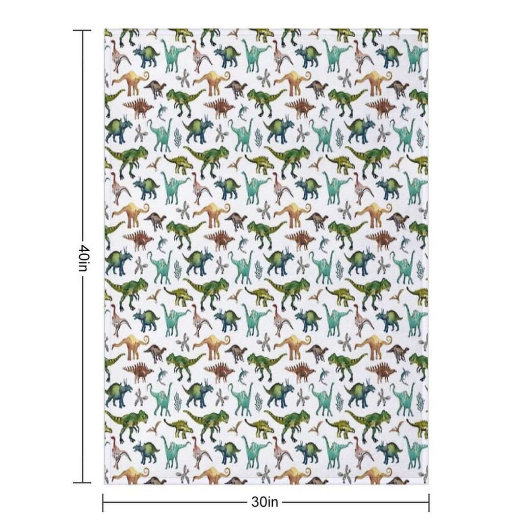 Dino-Mite Dreams for Kids  Trendy Dinosaur Pattern  Unique Gift Idea. Comfort Throw Blanket