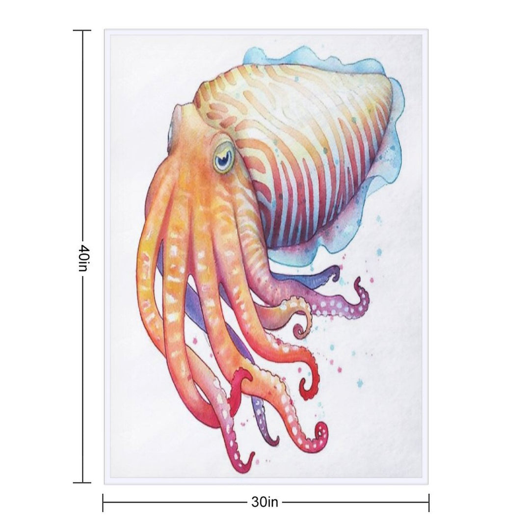 Cuttlefish Multi-functional Throw Blanket