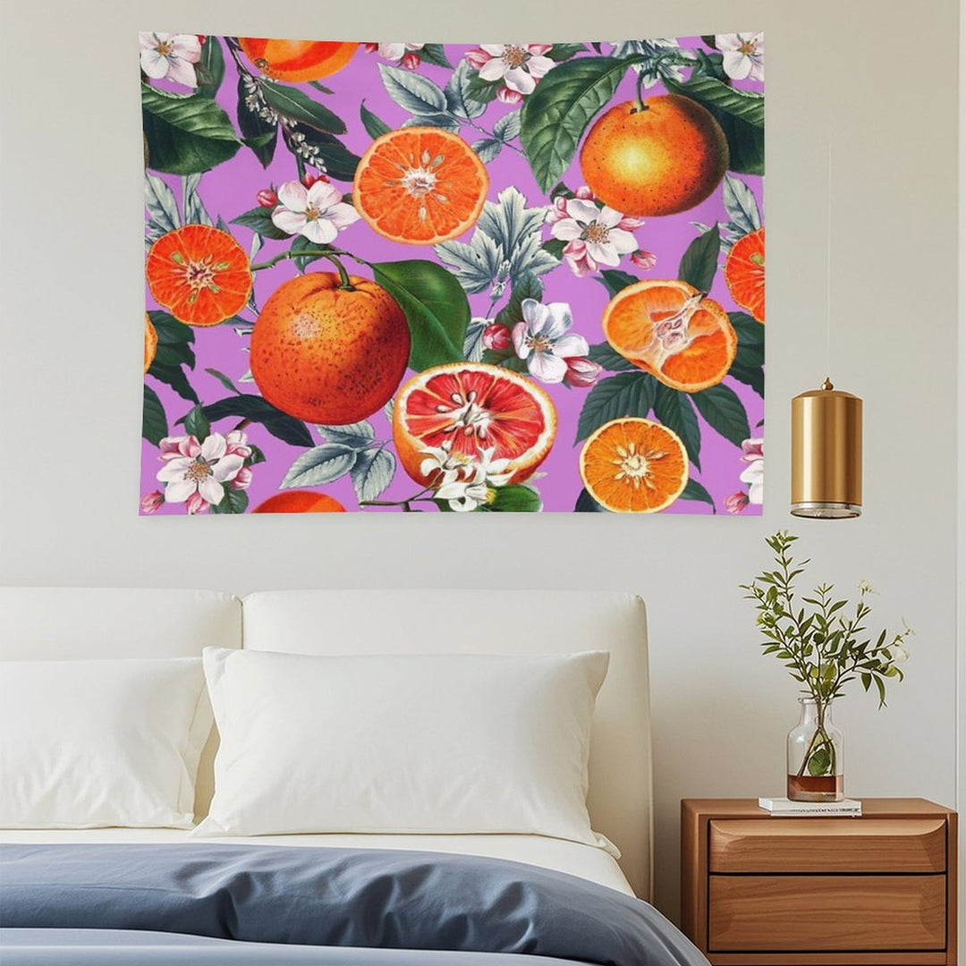 Vintage Fruit Pattern X Tapestry