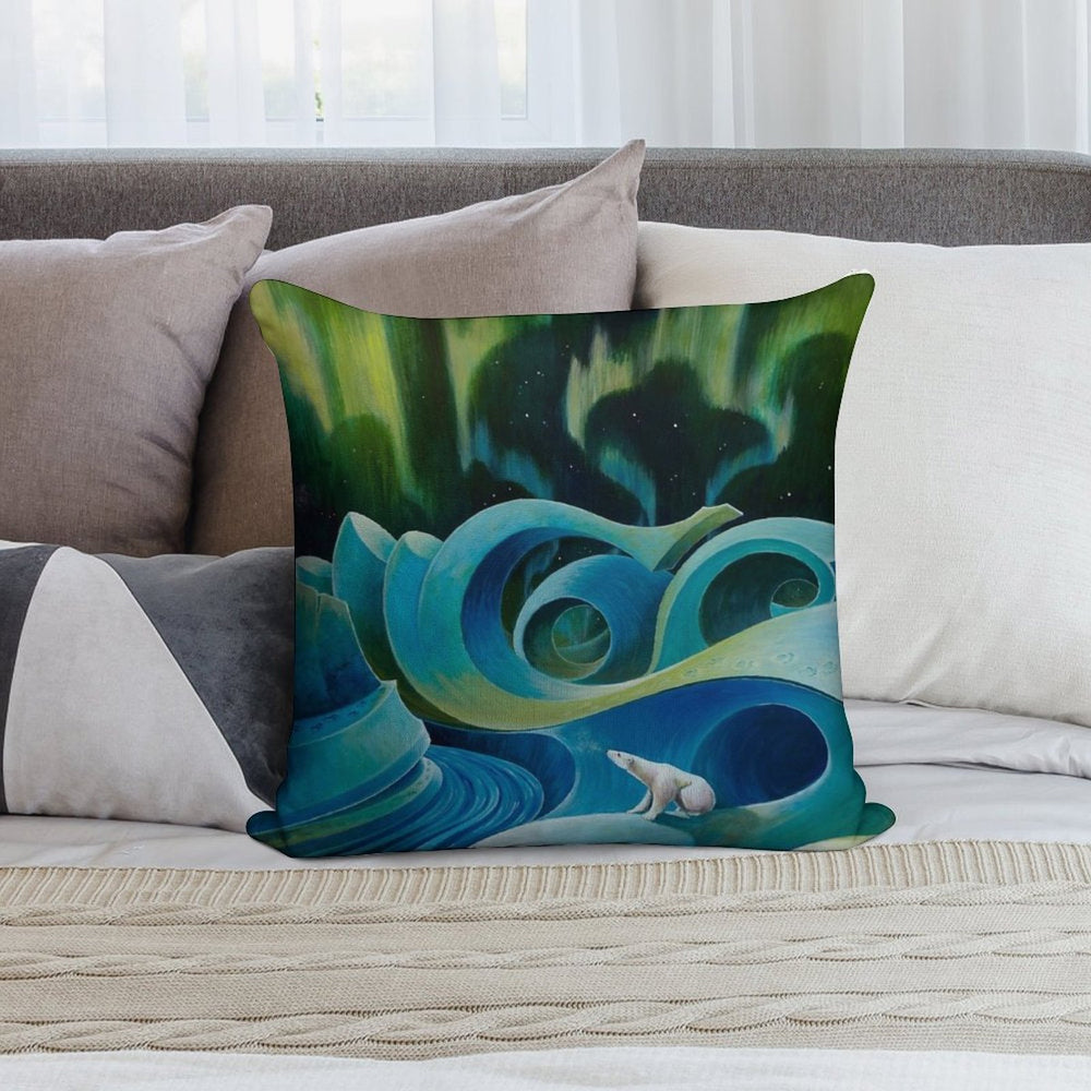 Free Floe Horizon Detail Soft Bedroom Essential Throw Pillow