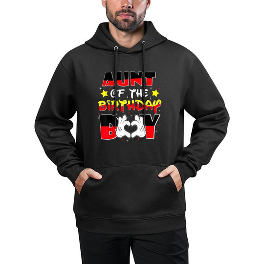 Aunt Of The Birthday Boy Matching Nephew Family Bday Versatile Streetwear Hoodie