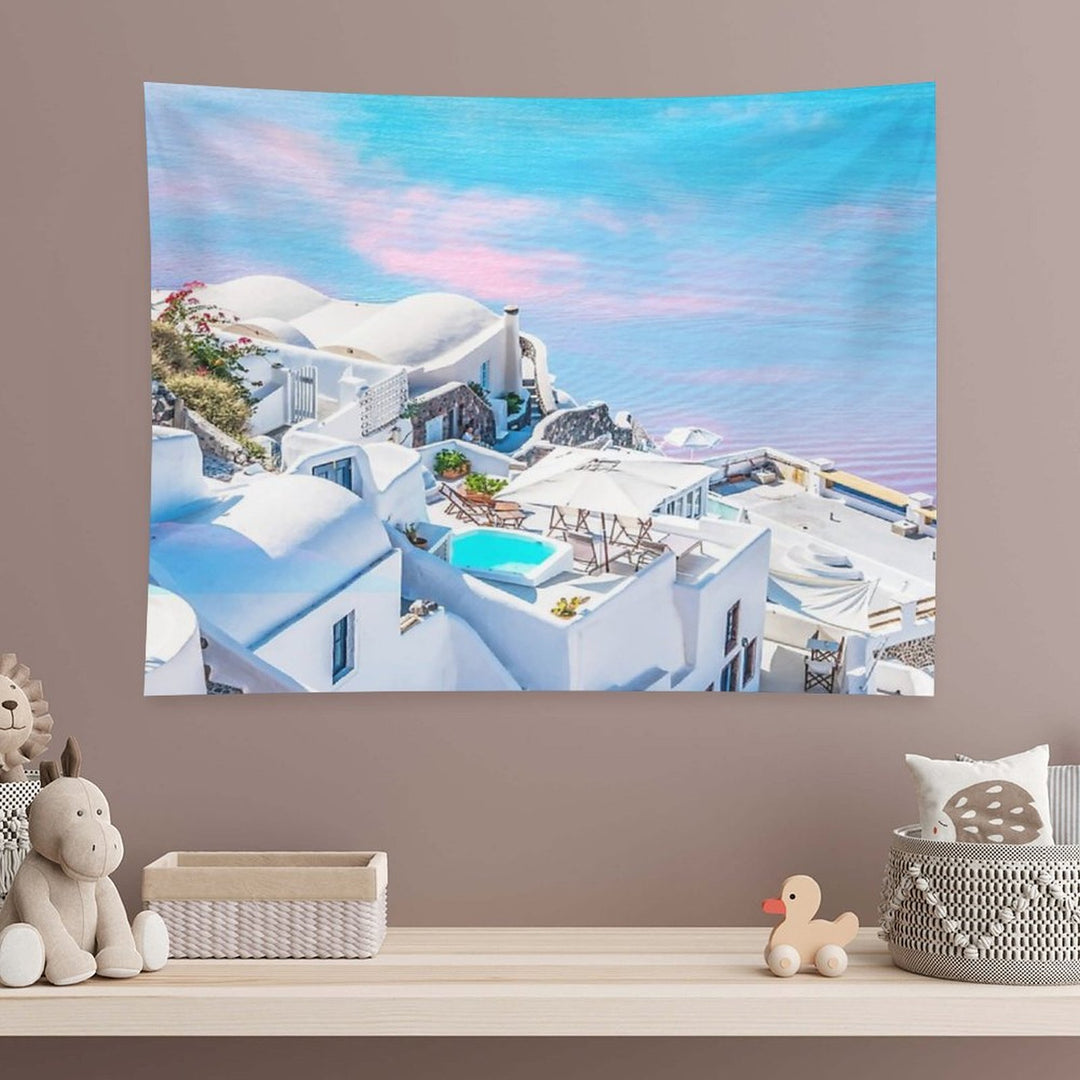 Greece Dreams #digitalart #travel Tapestry