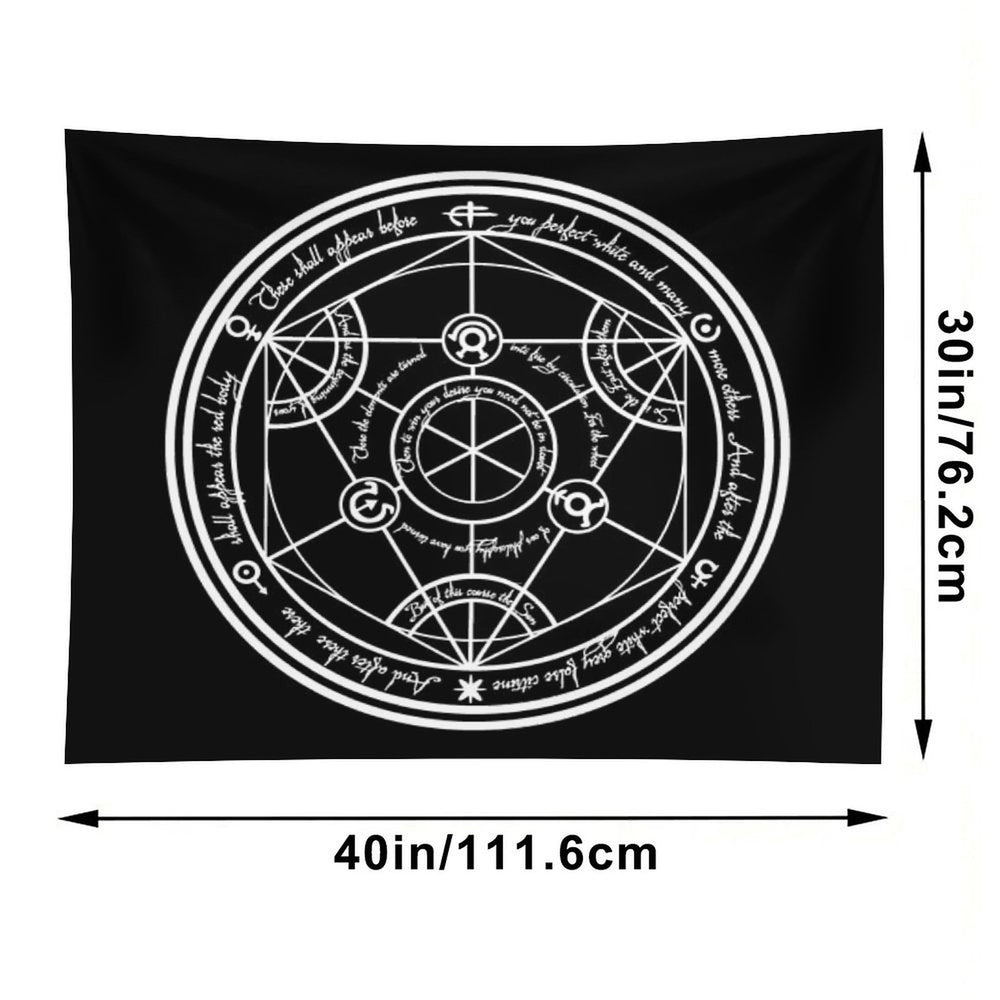 Human Transmutation Circle Tapestry