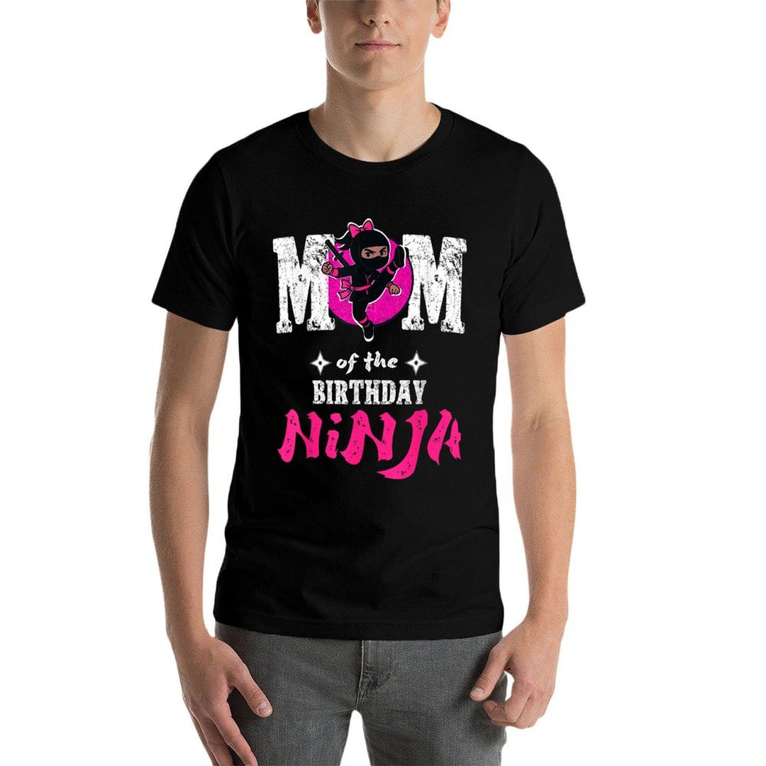 Mom of The Birthday Ninja Funny Girl Ninja Birthday  Classic T-Shirt