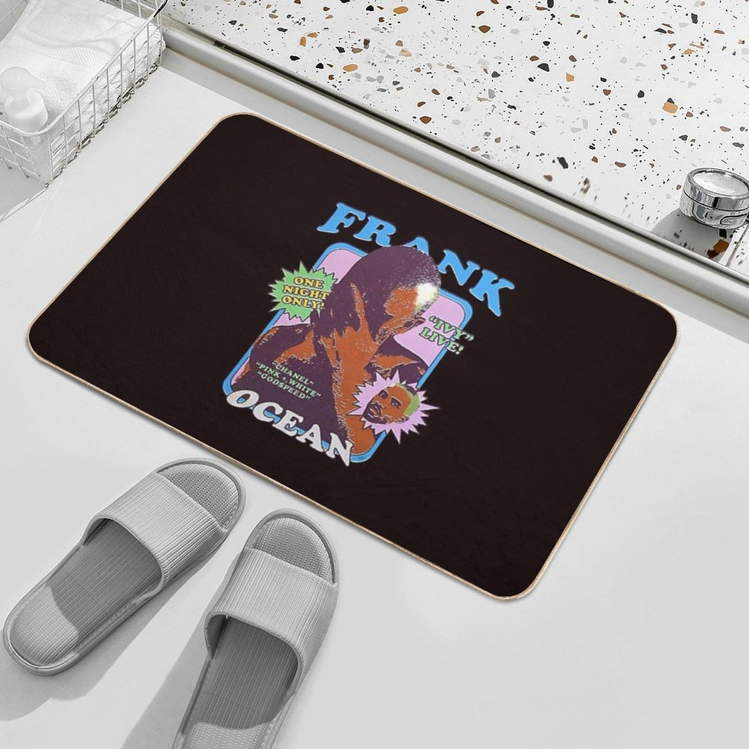 Frank Ocean Vintage Retro Aesthetic Inspired  High-Traffic Bath Mat