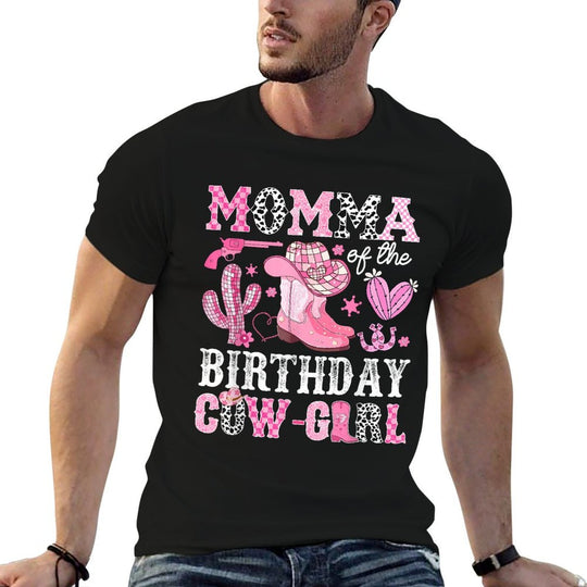 Momma Of The Birthday Cow-Girl Rodeo Cowgirl Bday  Breathable T-Shirt