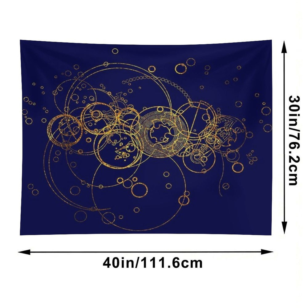 Time Lord Writing -  Transparent Tapestry