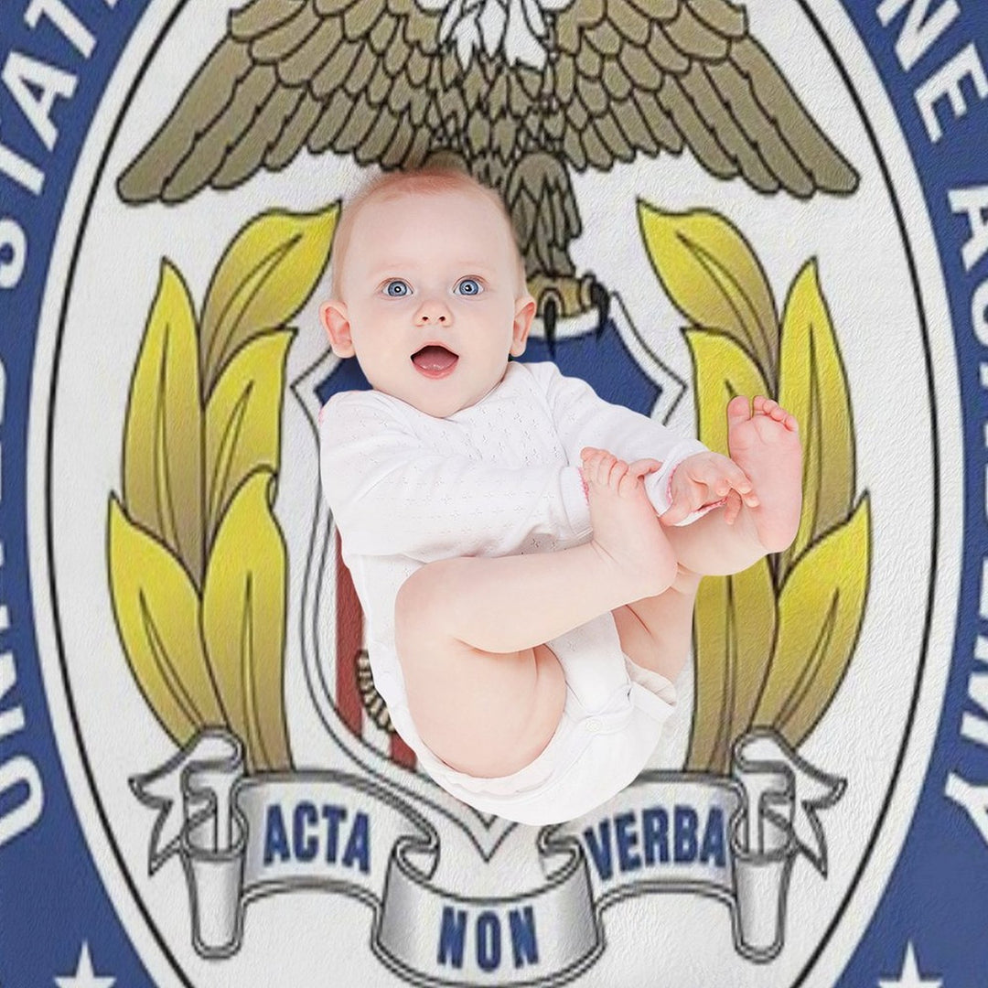 Merchant Marine Academy Logo Gift-ready Throw Blanket