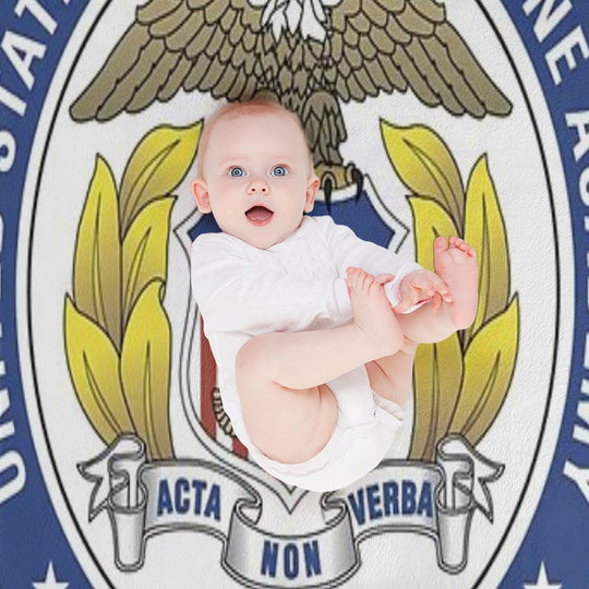 Merchant Marine Academy Logo Gift-ready Throw Blanket