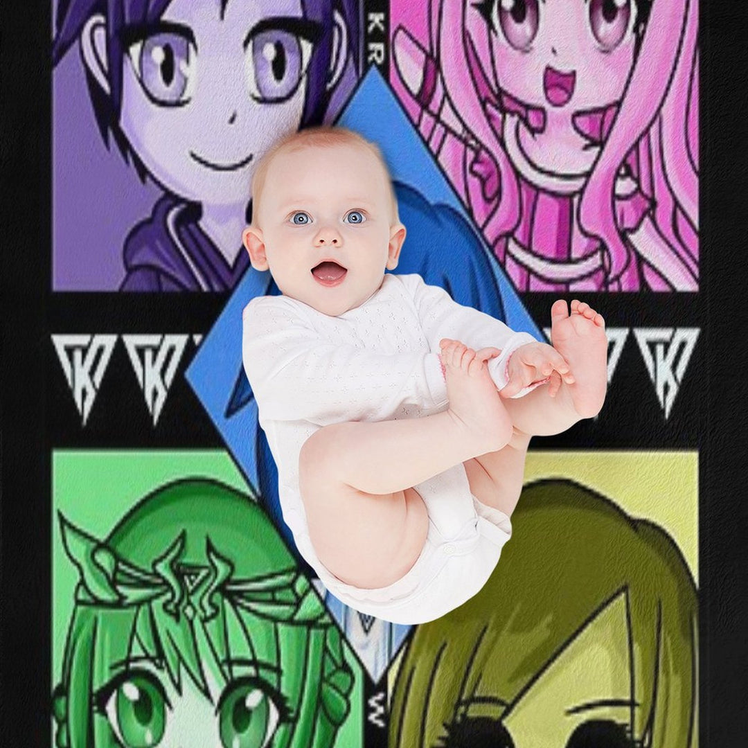 Aesthetic Funneh Krew Multi-functional Throw Blanket