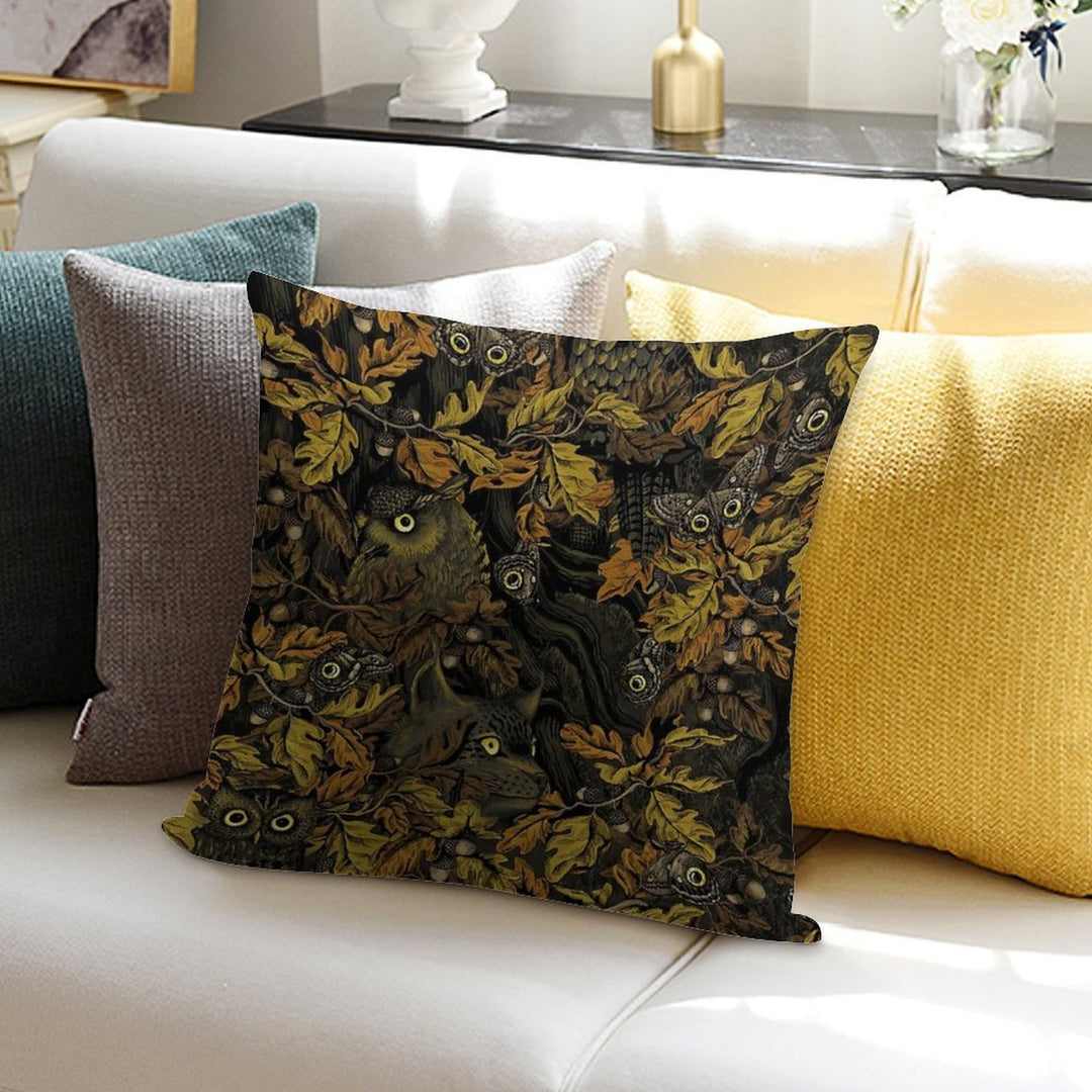 Fit In (burnt Sienna) Soft Hidden Zipper Throw Pillow