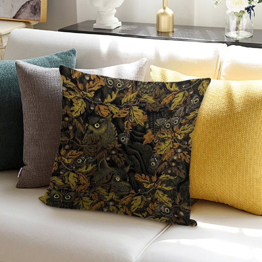 Fit In (burnt Sienna) Soft Hidden Zipper Throw Pillow