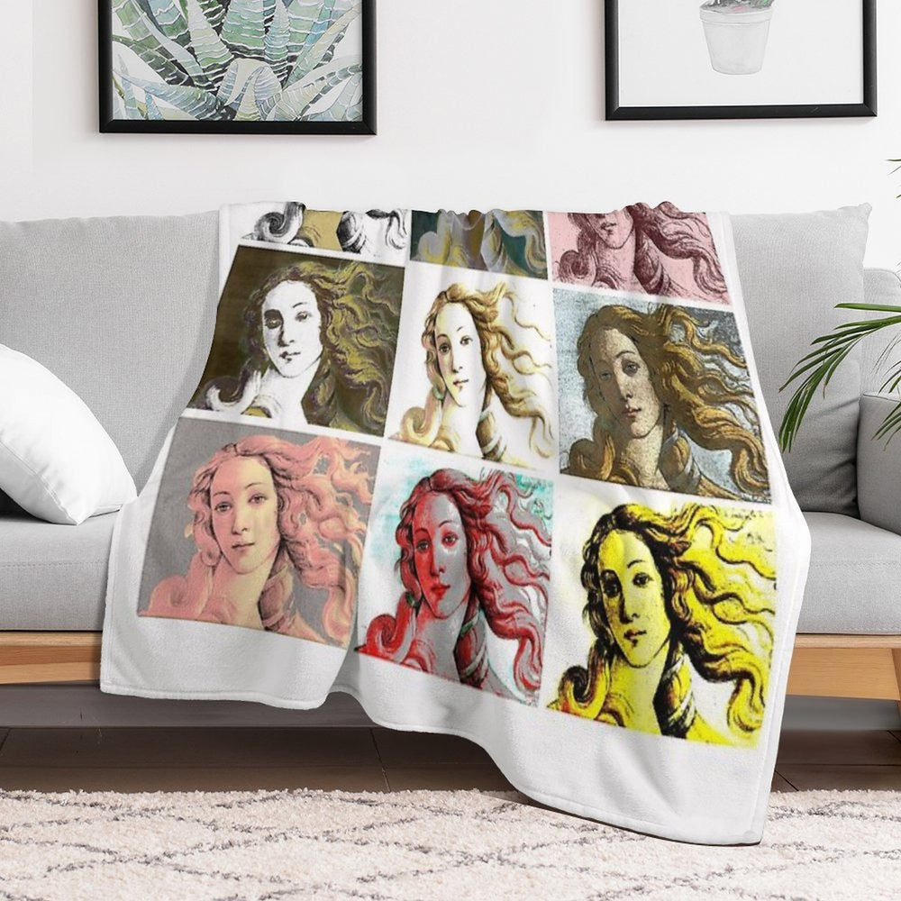 Warhol Venus Plush Throw Blanket