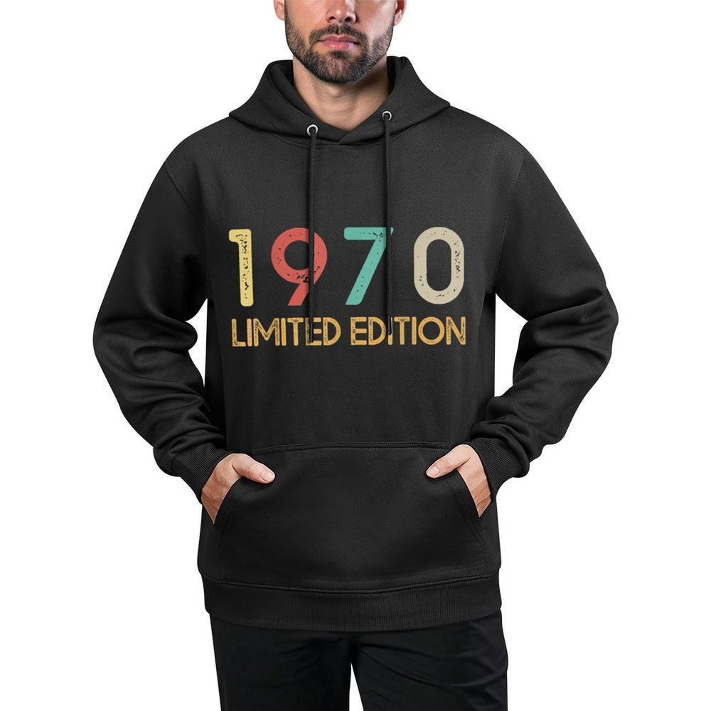 1970 Limited Edition - Vintage 50th Birthday Gift 50 Years Machine Washable Hoodie