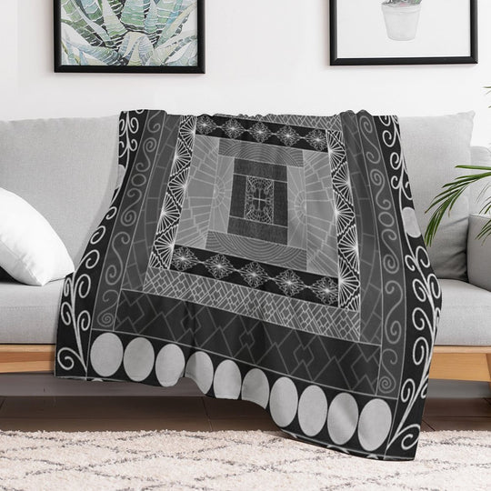 Complicated V3 Sustainable Throw Blanket