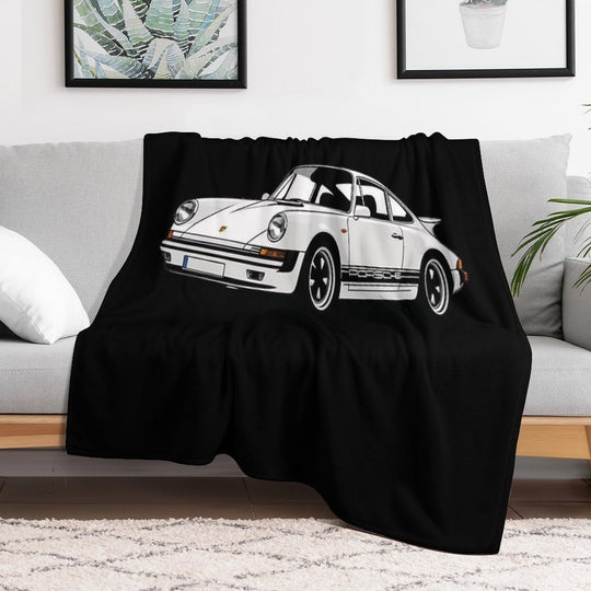 Cool Classic Porsche 911 Versatility Throw Blanket